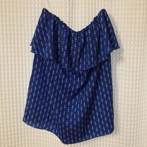 Tube top with anchors